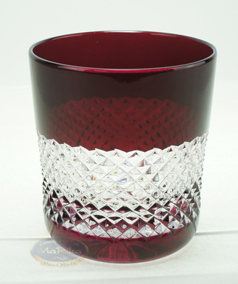 Ruby Crystal whiskey glasses 350 ml Krateczka
