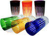 Colour crystal glasses for water and drinks 320ml