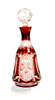 Rubinowa  kryształowa karafka do wódki 500 ml THC