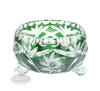 Emerald crystal fruit bowl  16 cm Grinder Olive