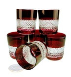 Ruby Crystal whiskey glasses 350 ml Krateczka