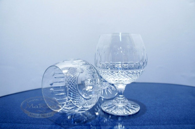 Crystal glasses for cognac 250ml