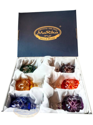 Vasos de vodka de cristal de colores 40 ml